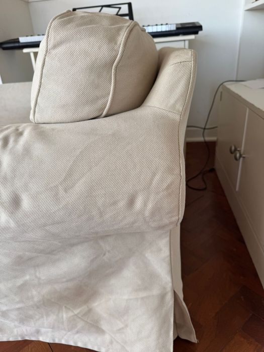 Poltrona ektorp capa bege IKEA