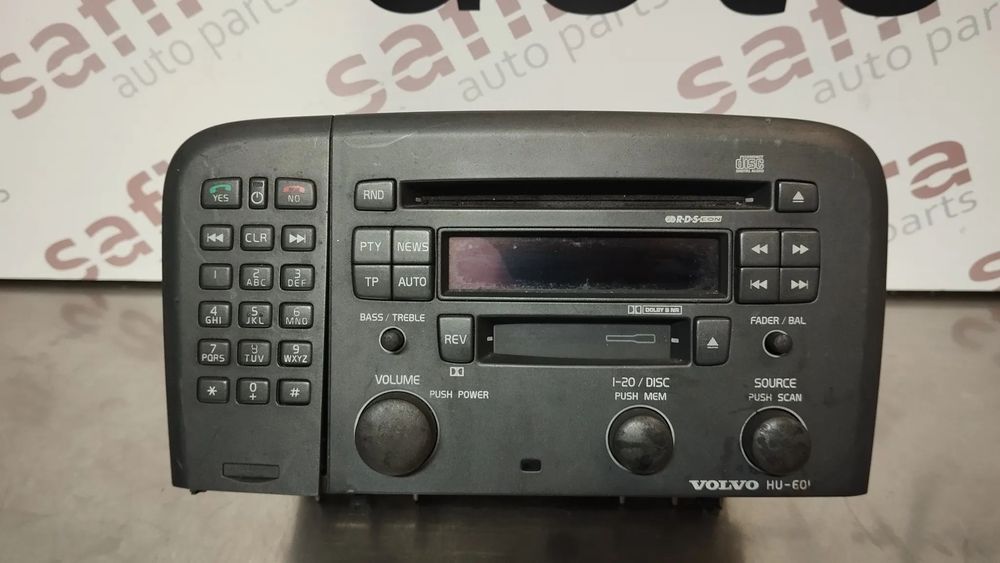 AUTO-RADIO CD ORIGINAL VOLVO S80 S60 V70  HU-60I 8622143-1 8651108 9491217
