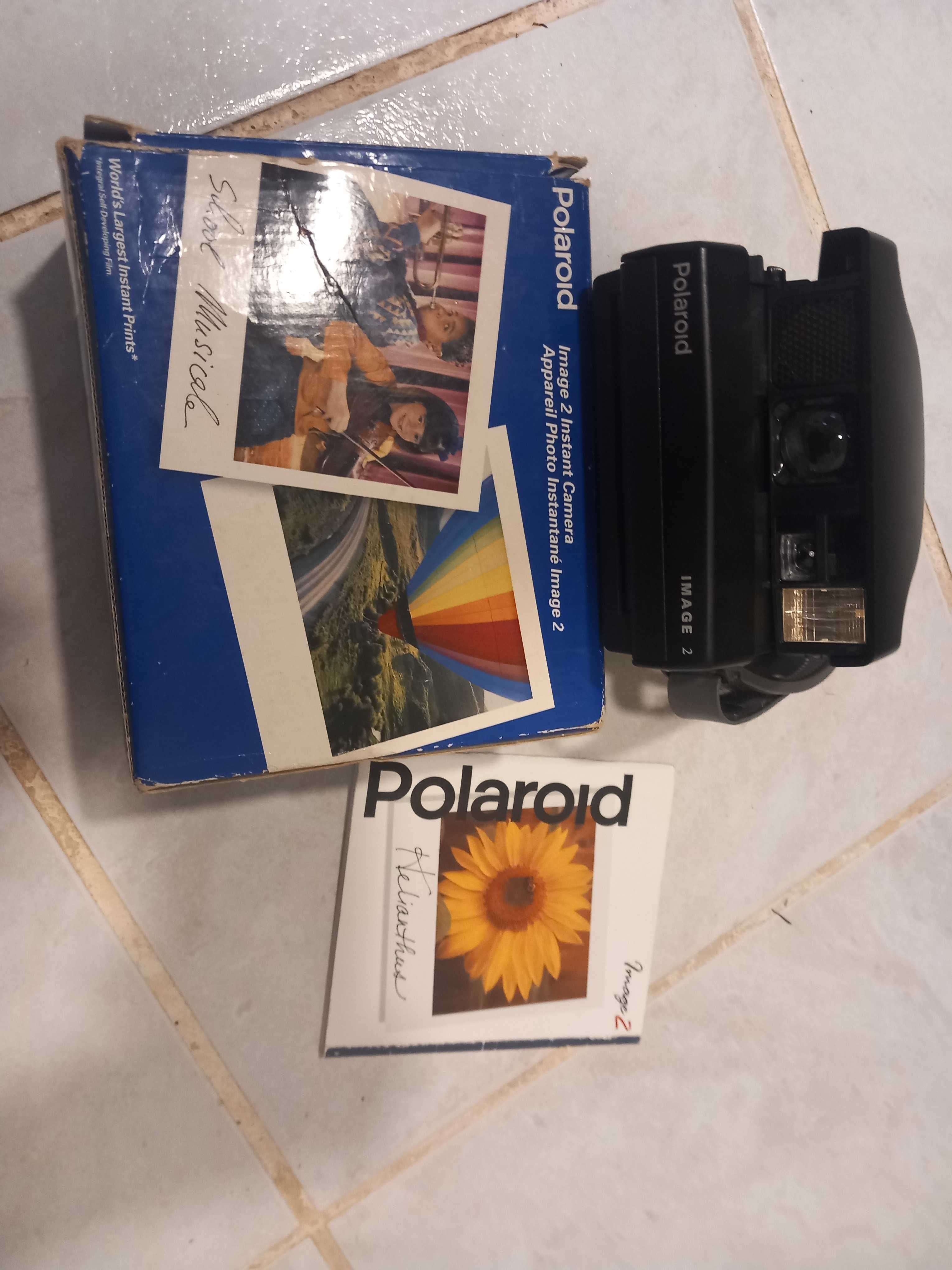 Polaroid image 2 com cartucho velho, caixa e manual