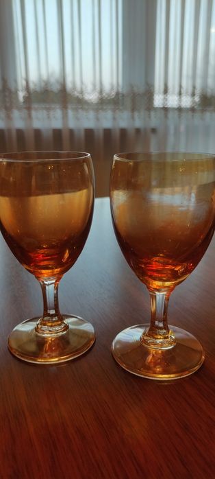 Kieliszki do wina PRL 5 sztuk