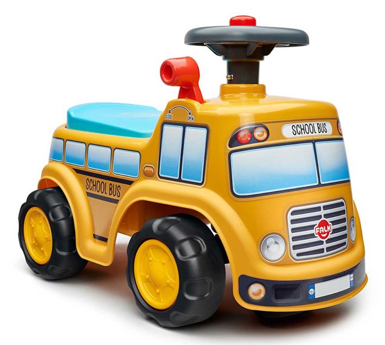 FALK Jeździk pchacz odpychacz Samochód Autobus Szkolny Żółty