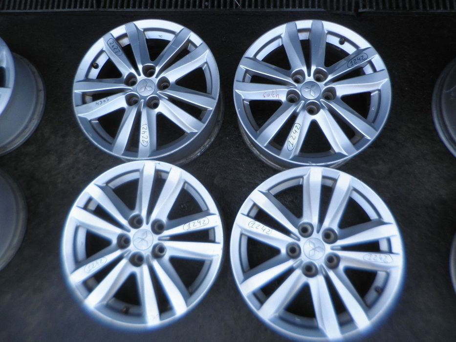 Jogo De Jantes Jgjant1242 MITSUBISHI ASX  2012 1.8 116CV 5 PRETO ET46 6X17 5X114.5 66.4MM