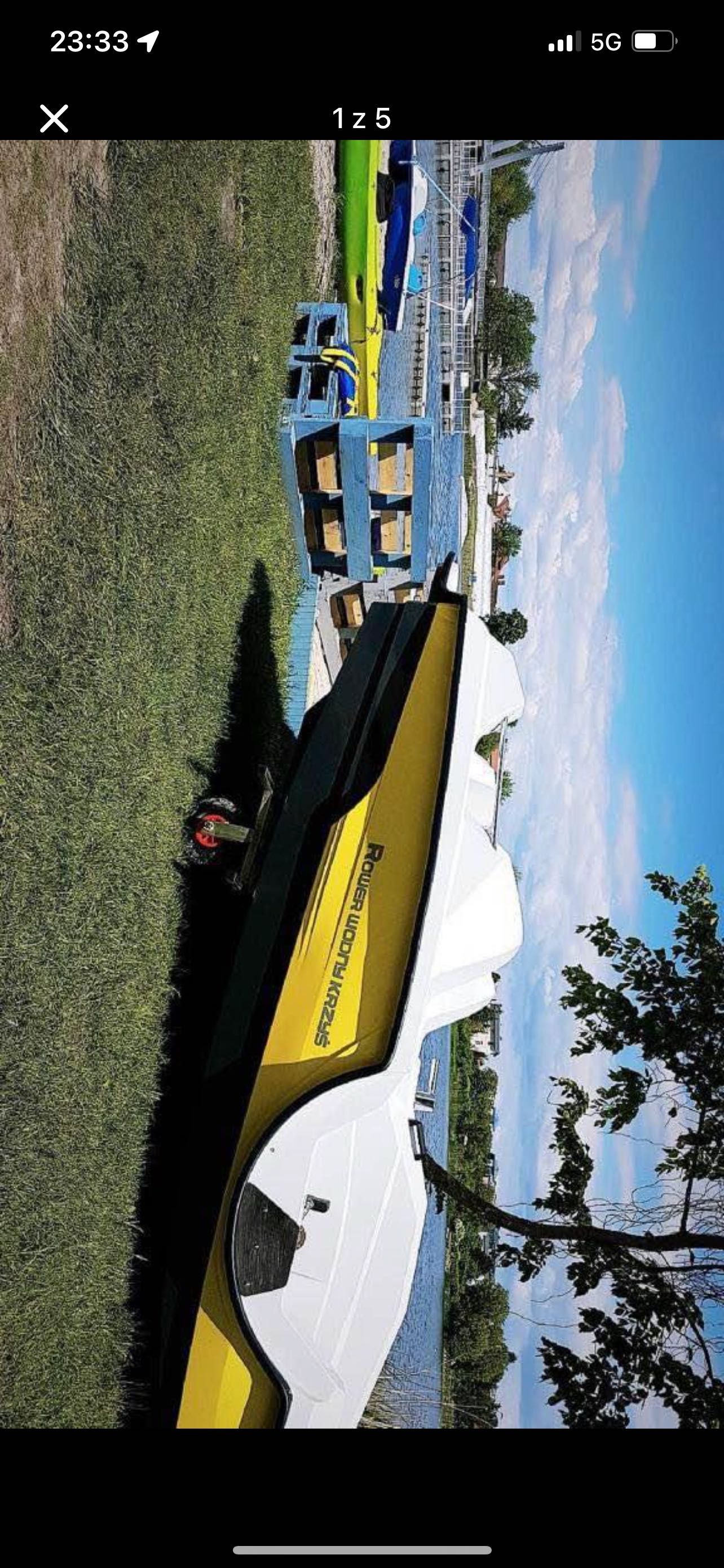 Sprzedam rower wodny ze zjeżdża