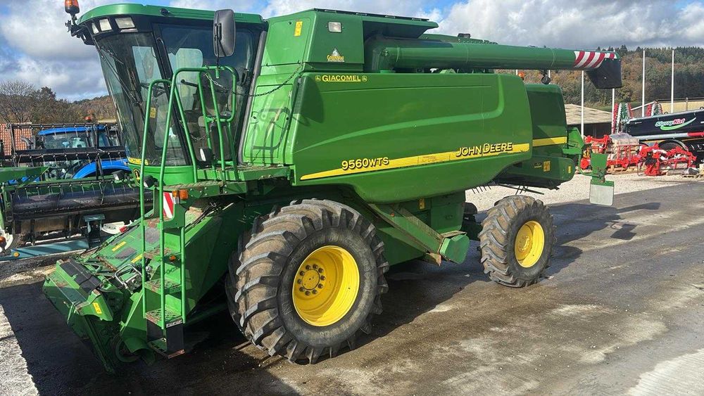 Kombajn Zbożowy John Deere 9560 WTS 2002 Rok Heder Wózek Klimatyzacja