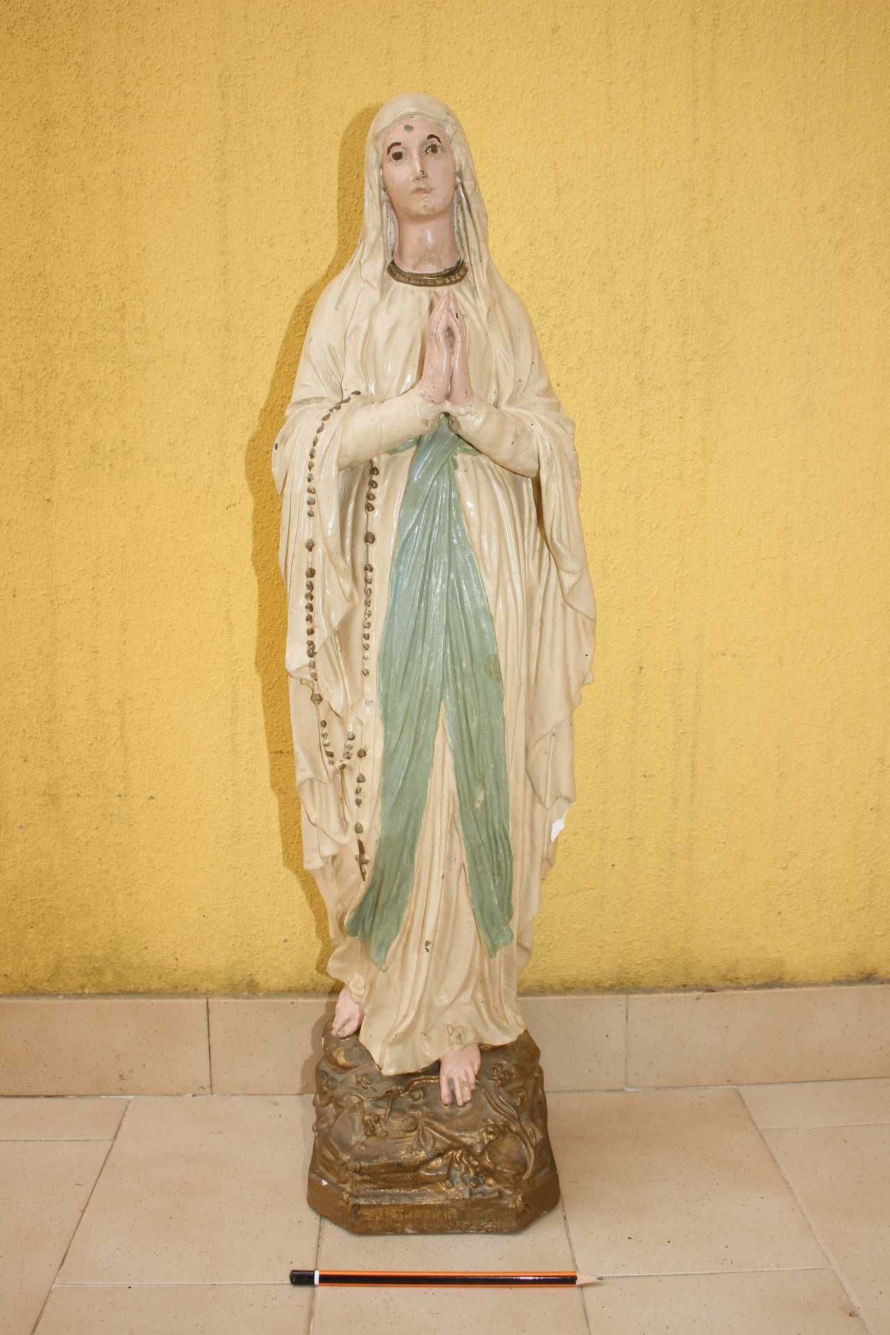 Antiga Nossa Senhora de Lourdes -Grande- Figura Religiosa - Arte Sacra