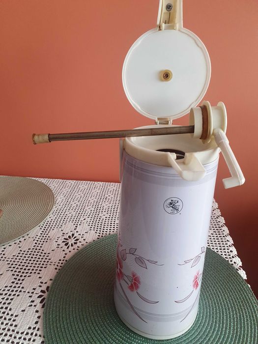 Termos szklany z pompką