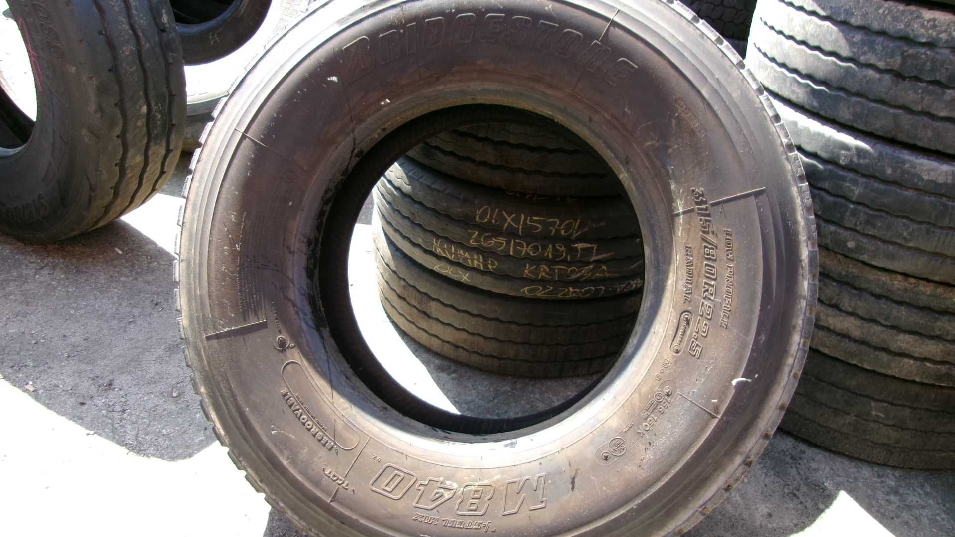 opona 315/80R22.5 BRIDGESTONE M840 (700 netto)