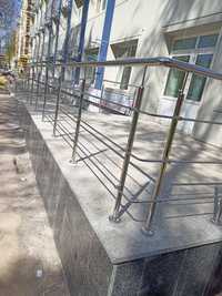 Перила з нержавіючої сталі пандус, огородження тераси балконів сходів