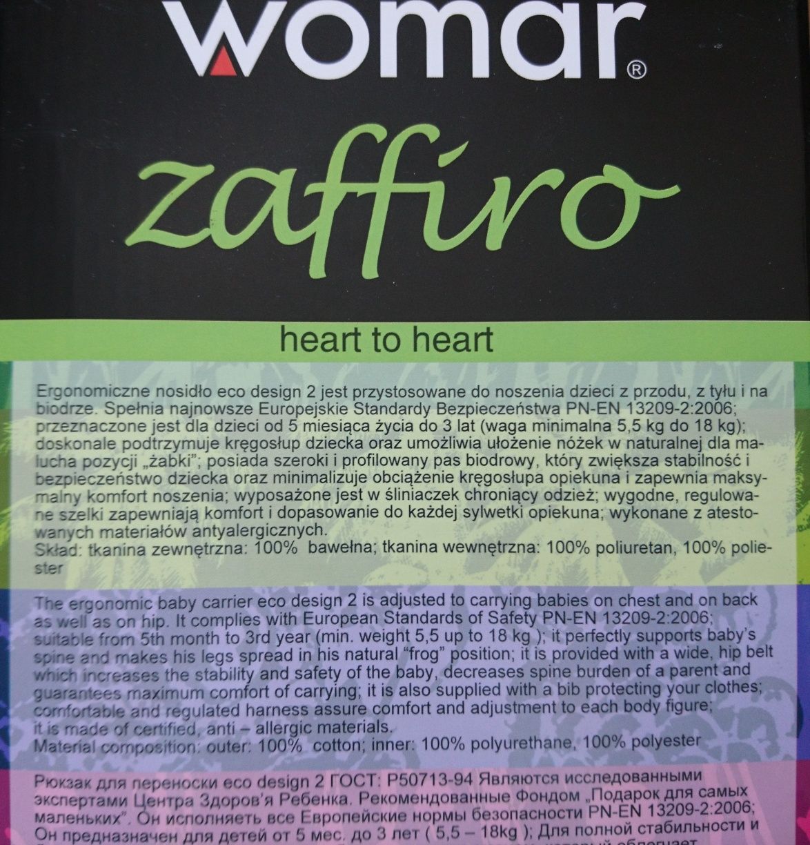 Nosidełko Womar Zaffiro