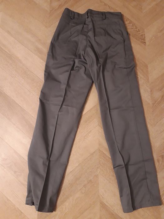 Ubranie robocze, drelich, szare i granatowe