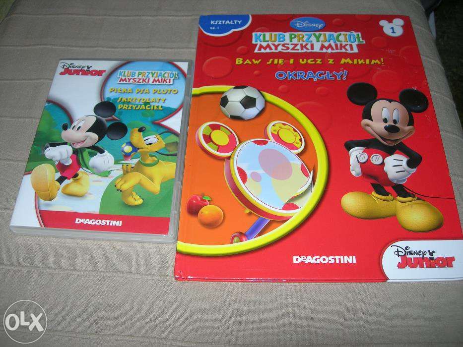 Zestaw książęk Disney plus płyty DVD.