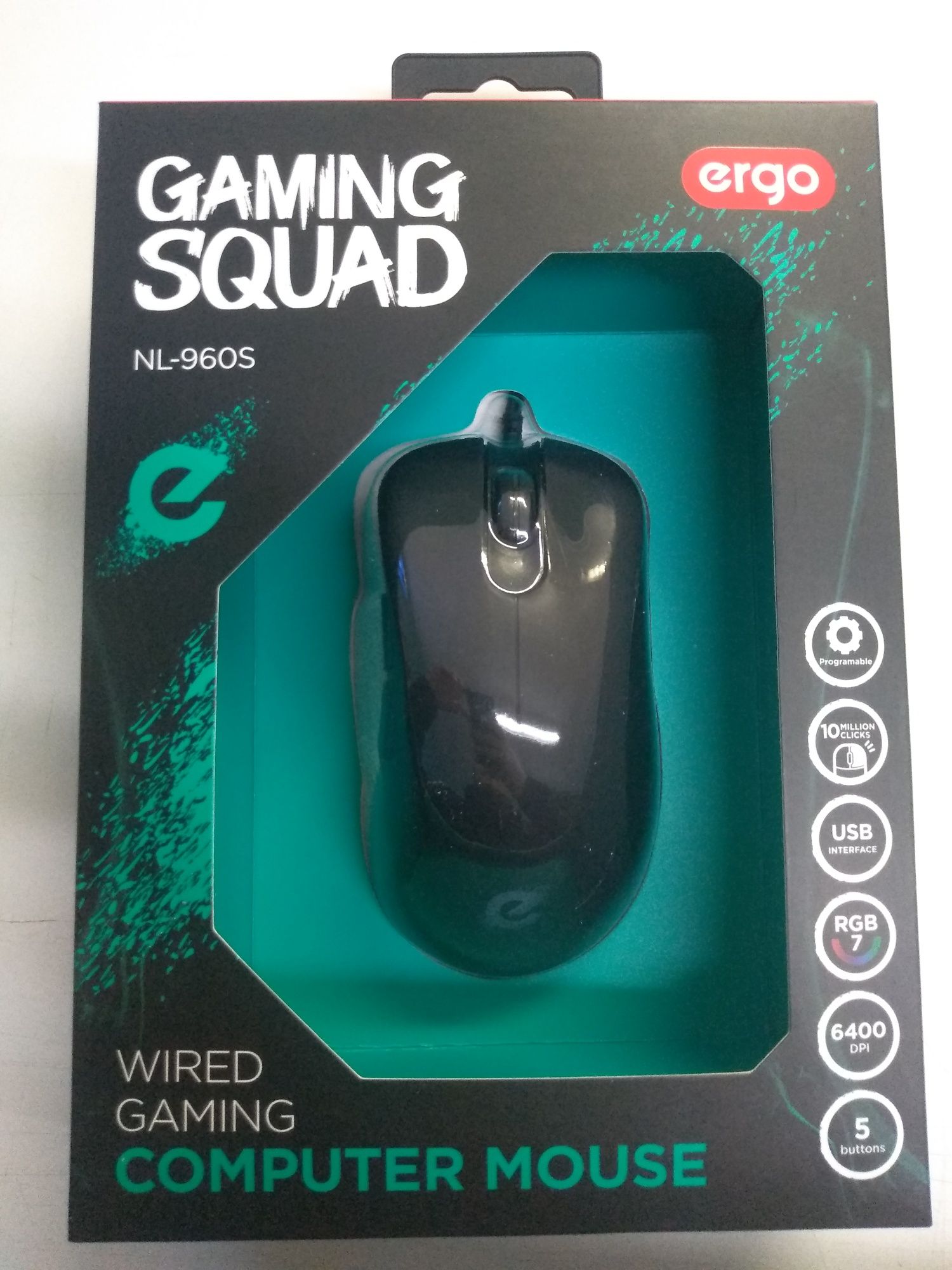 Комп'ютерна мишка Ergo ігрова з підсвіткою