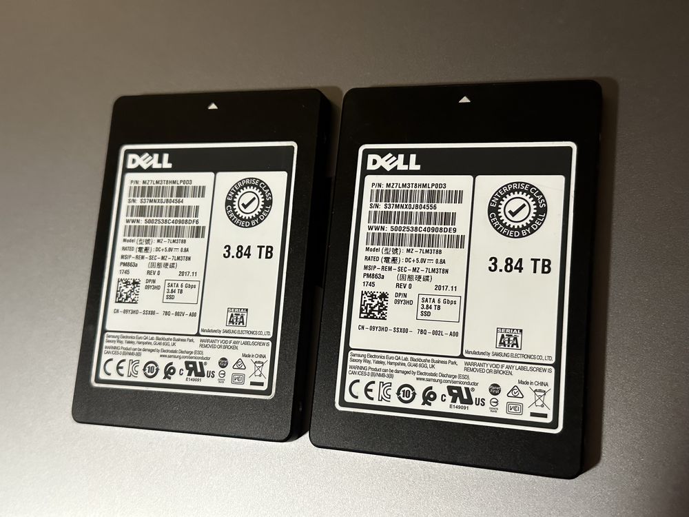 Ssd Dell 3.84Tb накопитель