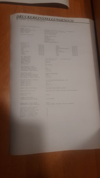 Принтер Brother HL-5350DN / Лазерний монохромний друк / 1200x1200 dpi