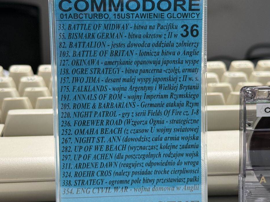 Kaseta z grami na Commodore 64, Waldico 26 Startegoczne