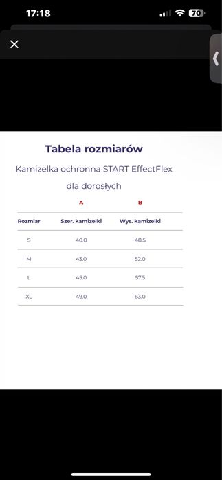 Kamizelka 2 M ochronna jeździecka START EffectFlex młodzieżowa