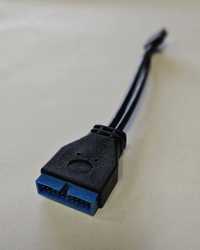 Adapter USB 2.0 - USB 3.0  13 cm Nowy