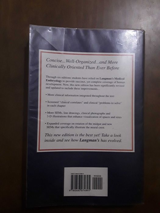 Langman's Medical Embriology 7th edition