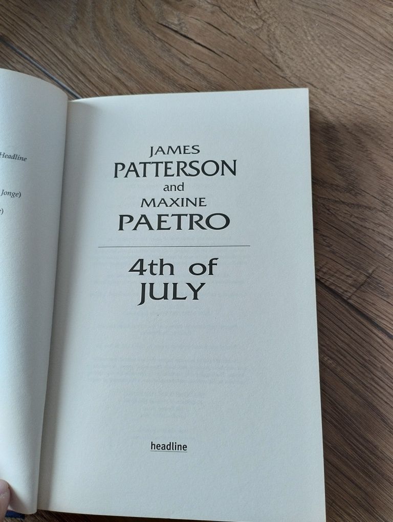 James Patterson Czwarty lipca 4th of July