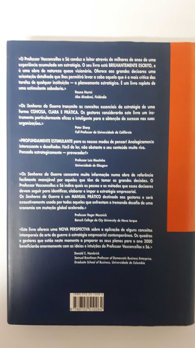 Jorge Alberto Vasconcellos e Sá - Os Senhores da Guerra