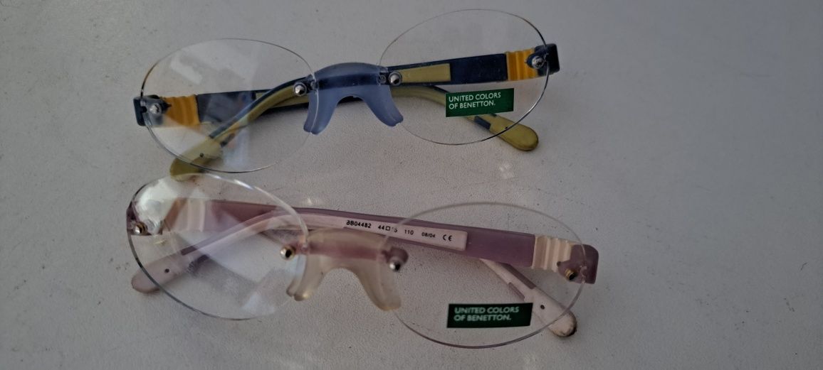 Oculos para graduar, criança pequena, novos , Benetton, originais