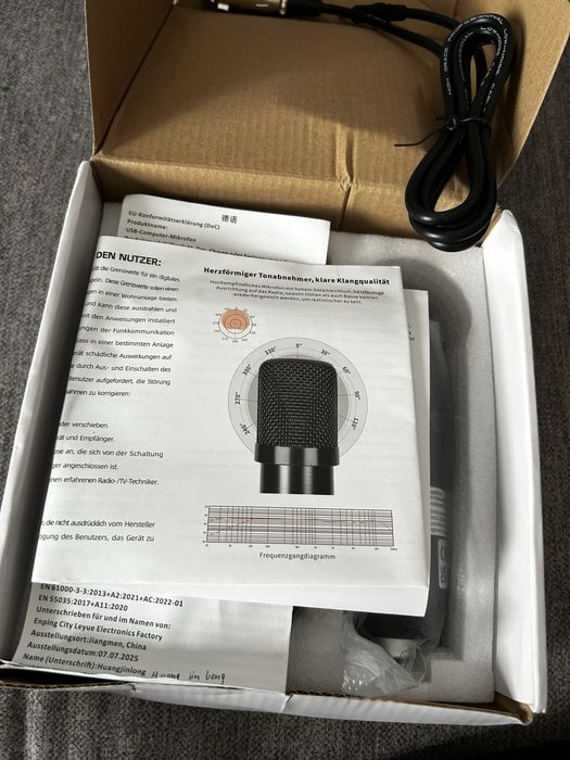 Microfone pc novo