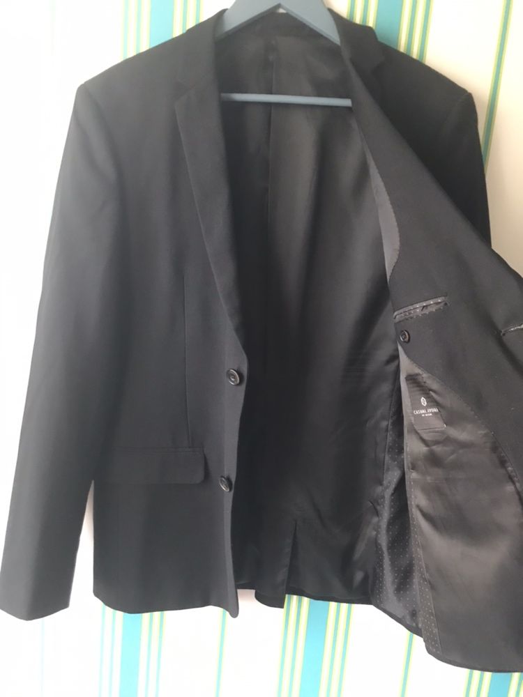 Пиджак мужской черный