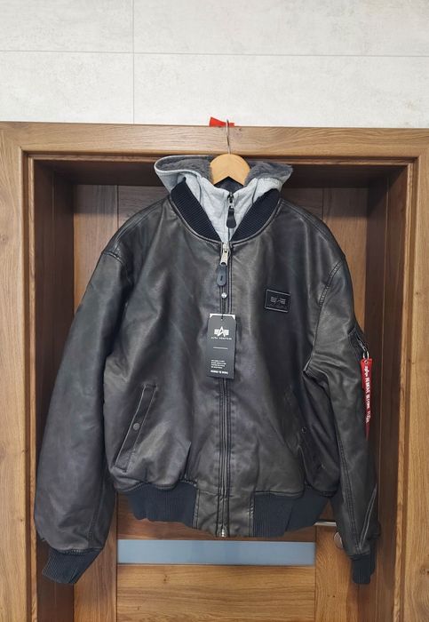 Kurtka bomberka skórzana Alpha Industries MA-1 D-Tec FL XXXL