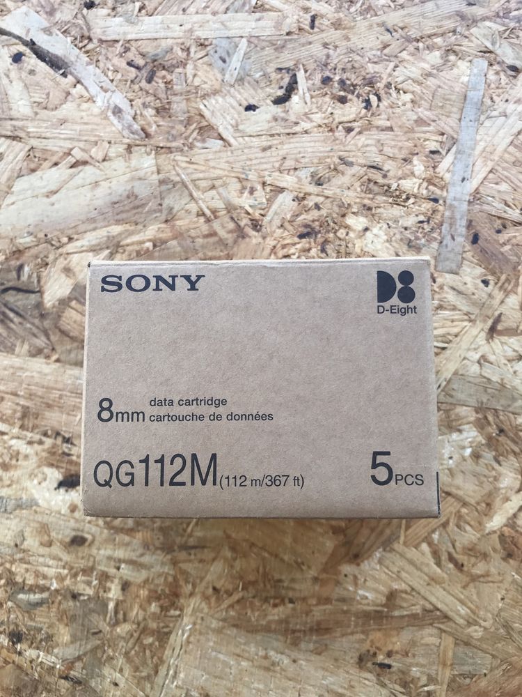 5 X Data Cartridge Sony 8mm QG112M - Novas e seladas