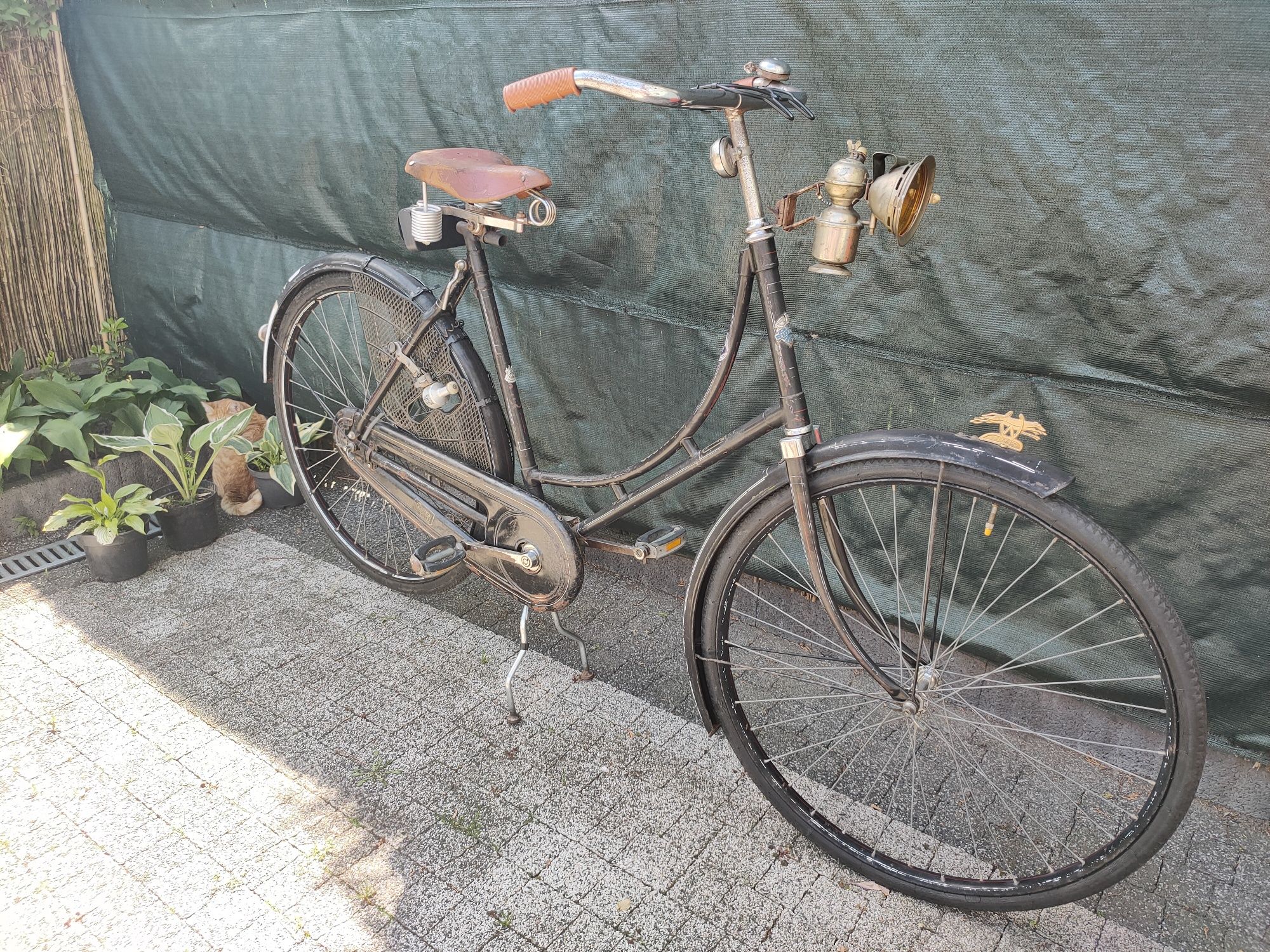 Rower zabytkowy piękny, koła 28