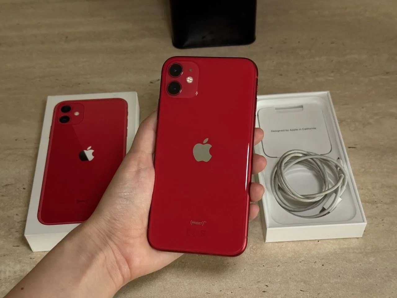 iphone 11 Product RED 100% батарея. Neverlock