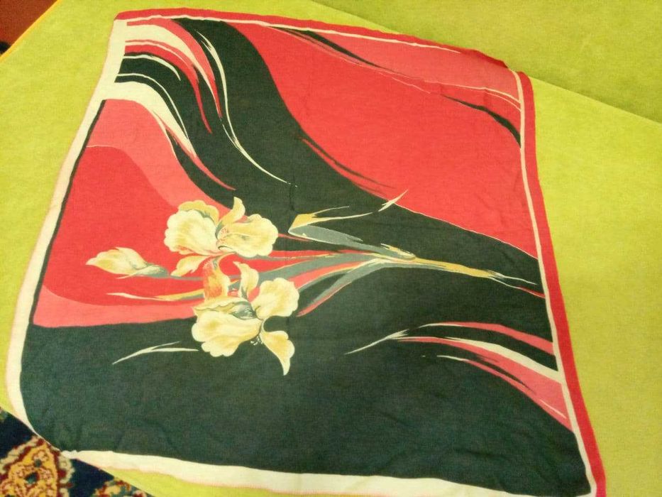 крепдешиновые платки времён СССР