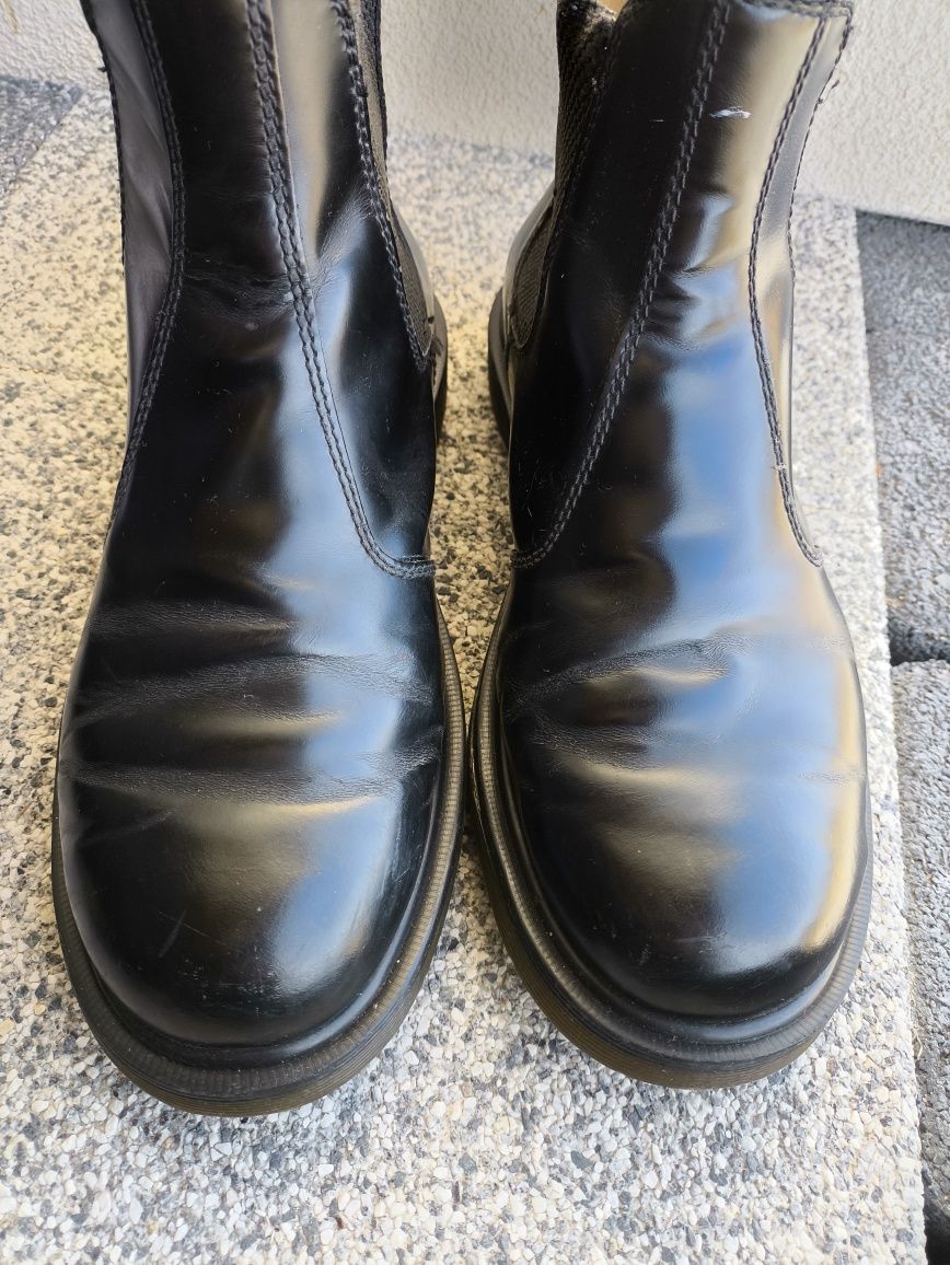 Dr.Martens 2976 Black Smooth Męskie Sztyblety Botki Rozmiar 44