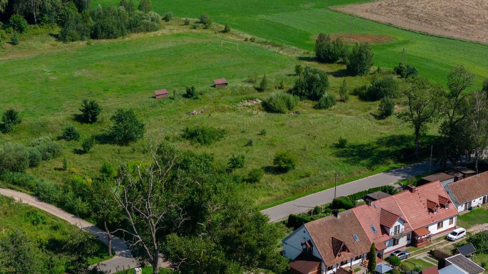Działka budowlana w miejscowości Boguchwały, gmina Miłakowo
