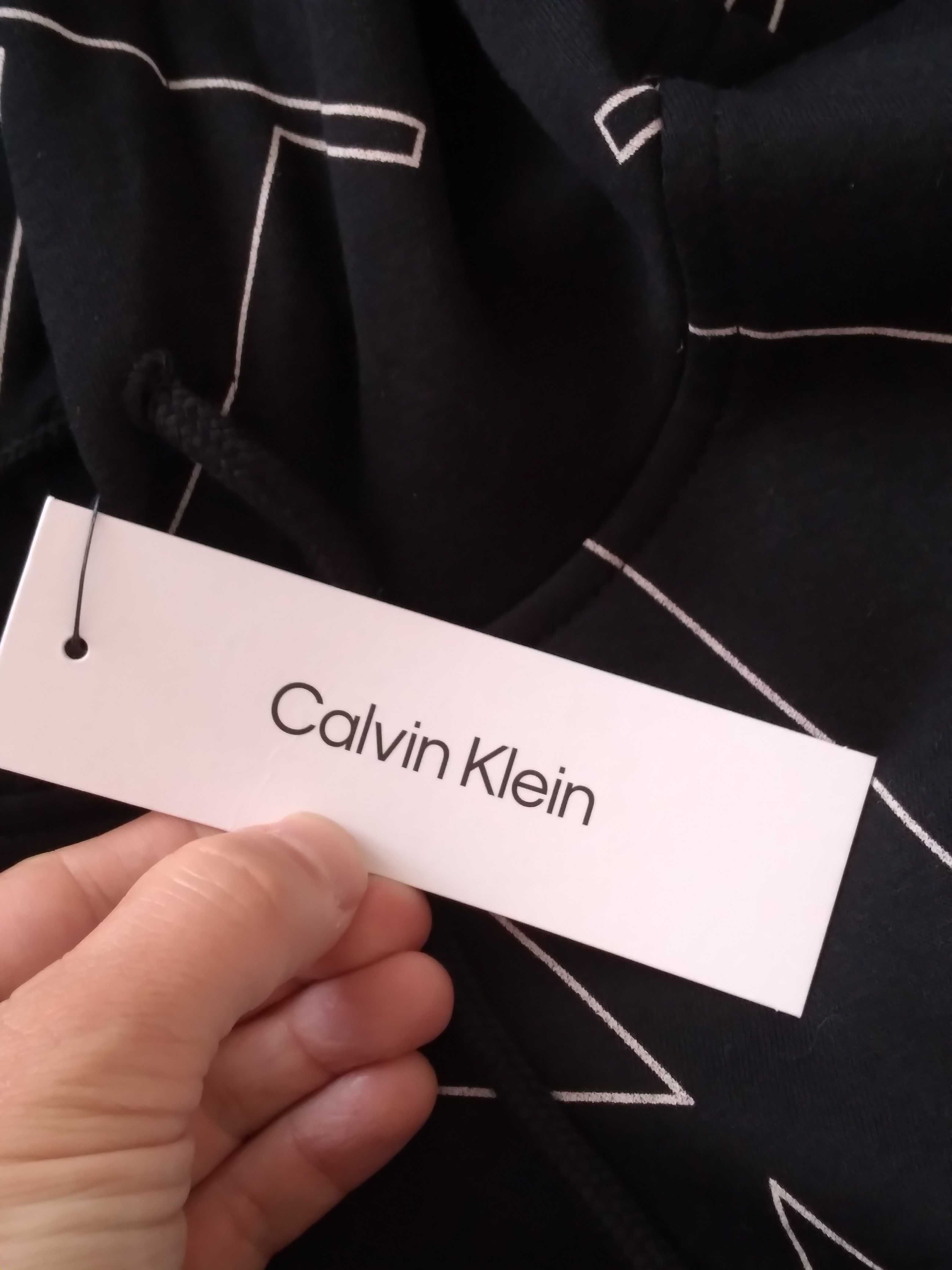 Bluza z kapturem męska Calvin Klein 2XL/3XL czarna