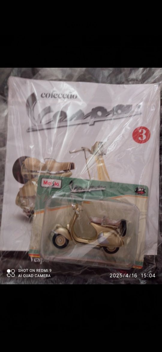 Miniaturas Motas Vespas Coléção (Ler anuncio)