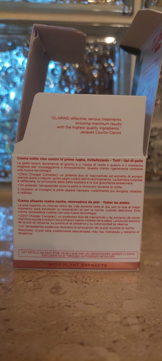 Krem Clarins na noc