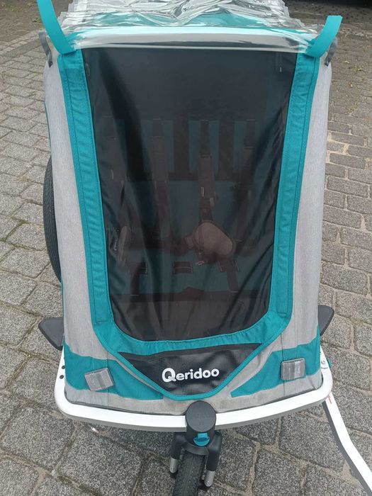 Przyczepka rowerowa,  riksza 2 dzieci  Speedkid 2 Querido