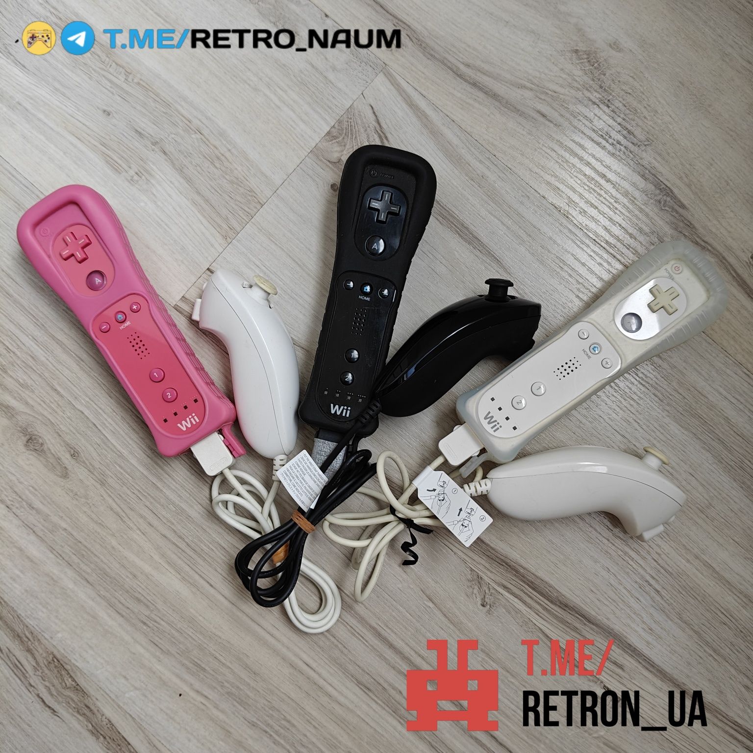 Wii remote, Wii remote Plus, Wii U Pro controller
