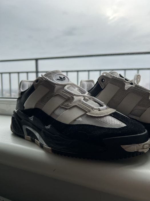 Чоловічі кросівки Adidas Originals Niteball Black White 44.5 (28.5см)