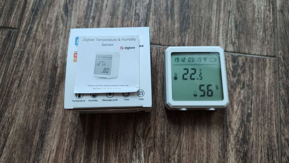 Tuya Zigbee термометр гигрометр сенсор с ЖК-дисплеем 3*ААА