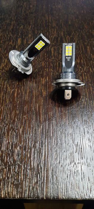 Żarówki h7 led 6000K dwie sztuki 60w