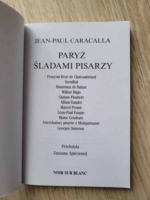 Paryż śladami pisarzy - J. P. Caracalla
