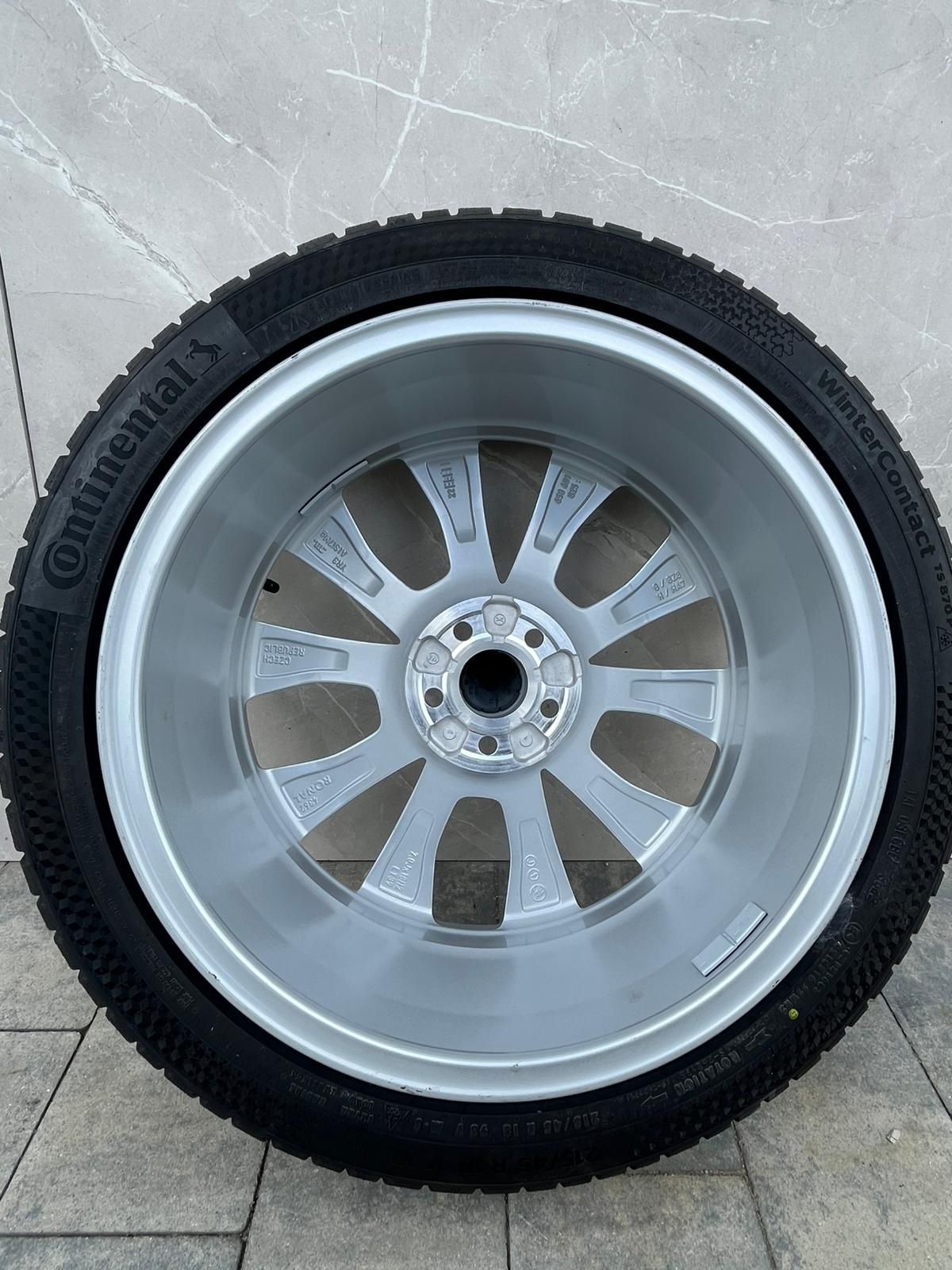 Nowe Koła Felgi 18" 5x100 Skoda Oryginał Opony  Zimowe 215/45/18