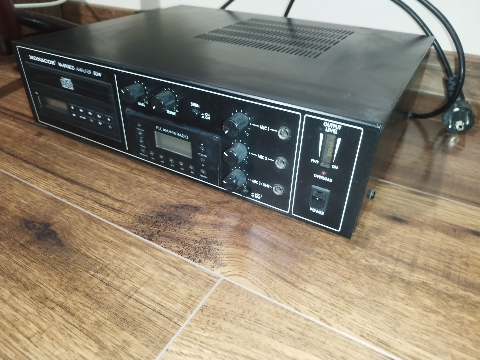 Wzmacniacz Monacor PA-890RCD