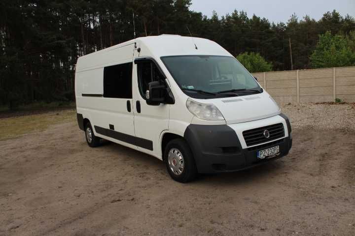 Fiat Ducato 2,3 jtd 7 osób Kamper Klima Tempomat Ładny F vat Zamiana