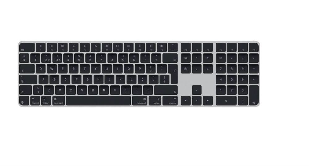 Teclado APPLE Magic Touch ID Nkey (Layout Português - Preto)