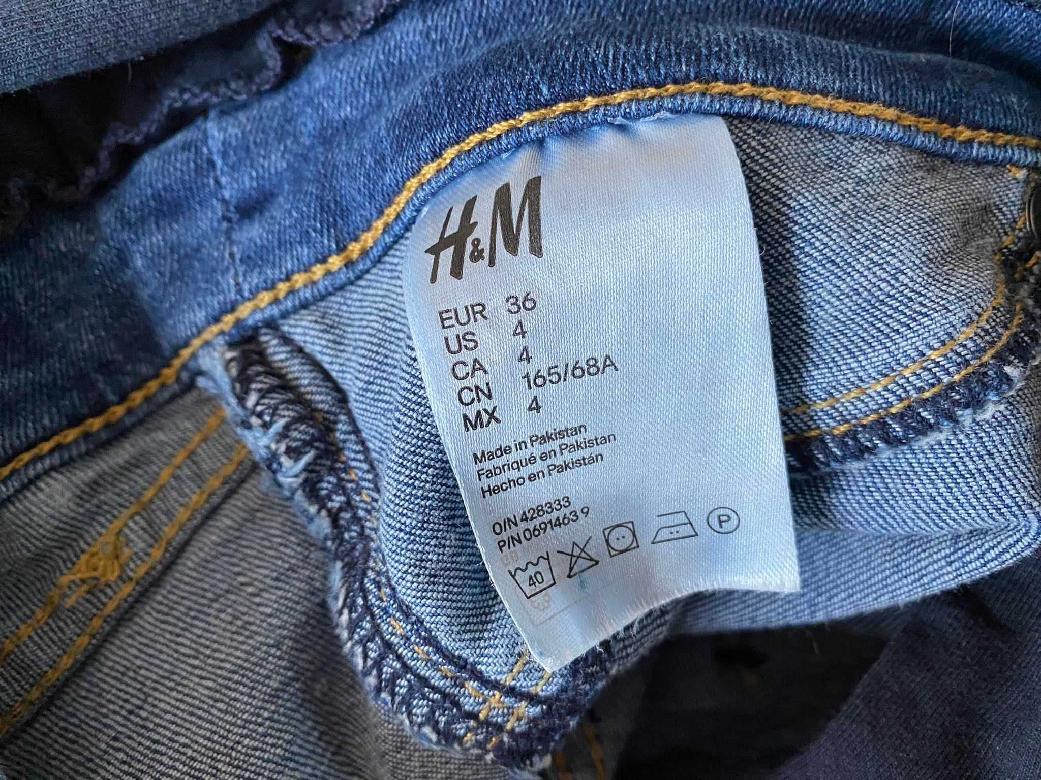 H&M Mama ciążowe szorty jeansowe