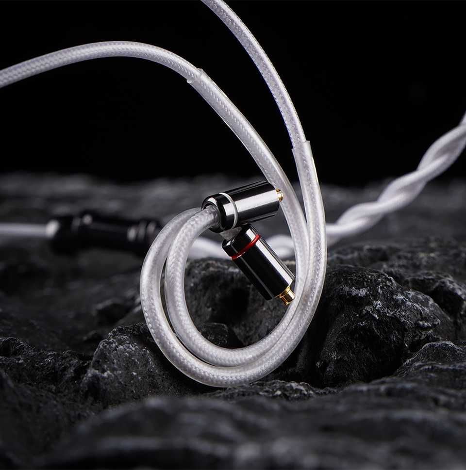 ⇒ NiceHCK SnowWings - сменный кабель для наушников (7N Silver Plated)