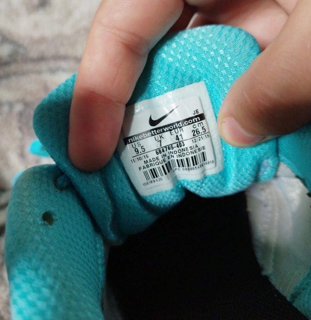 Nike Downshifter 6 niebieskie turkusowe  sportowe buty sneakersy